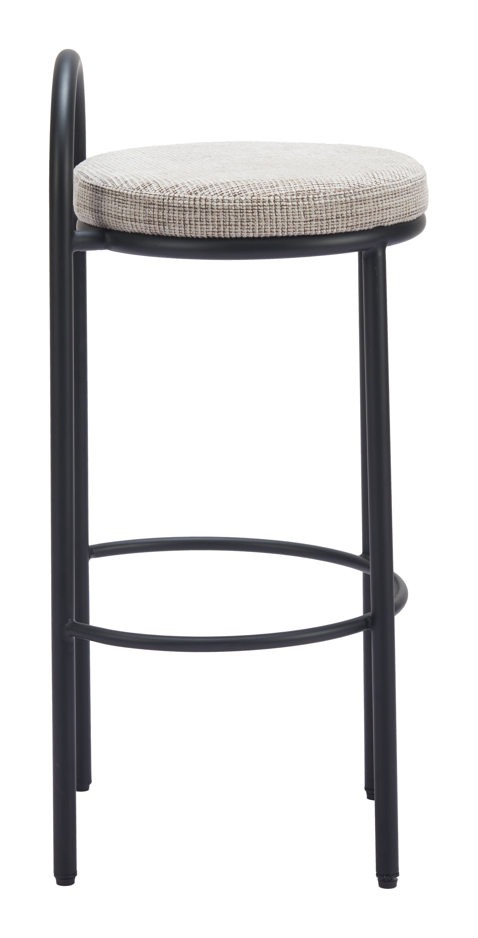 ZUO - Sisal Barstool (Set of 2) in Beige Tweed