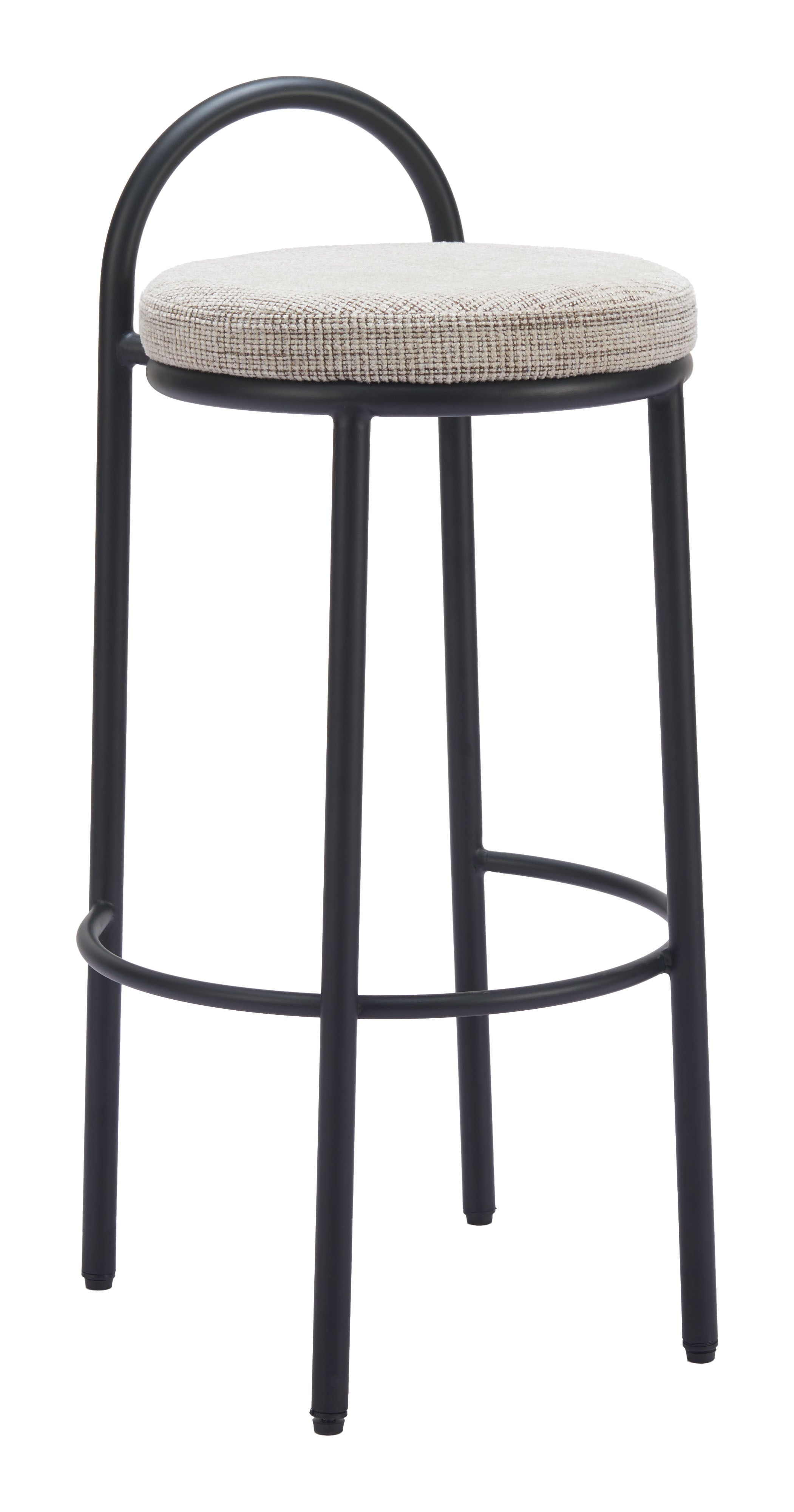 ZUO - Sisal Barstool (Set of 2) in Beige Tweed