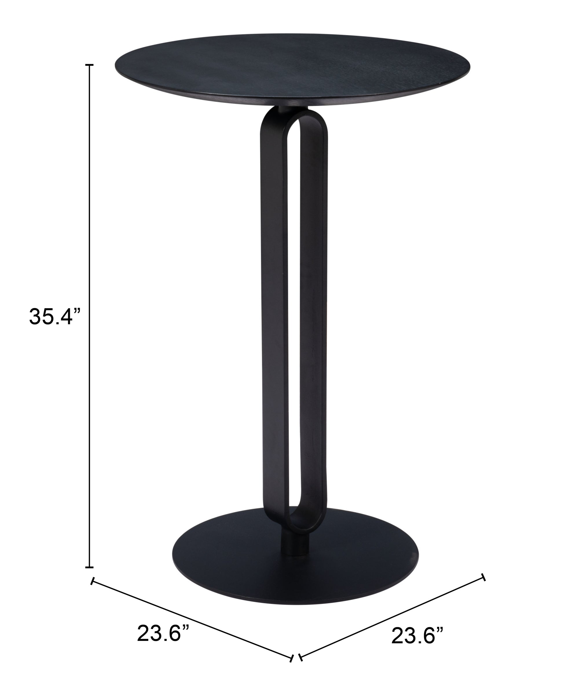 ZUO - Derry Counter Table in Black