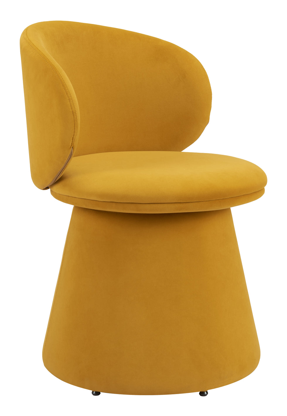 ZUO - Oblic Swivel Dining Chair in Orange