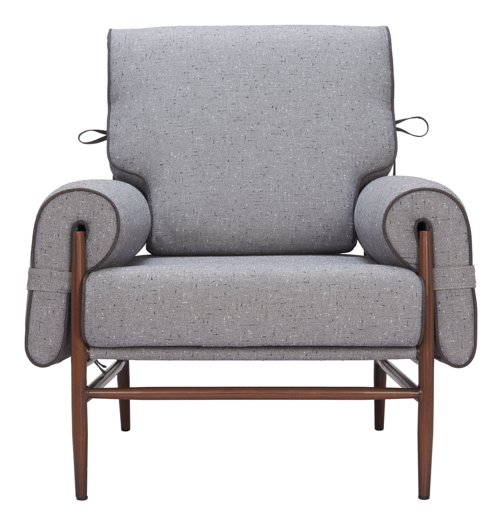 ZUO - Klem Accent Chair in Gray