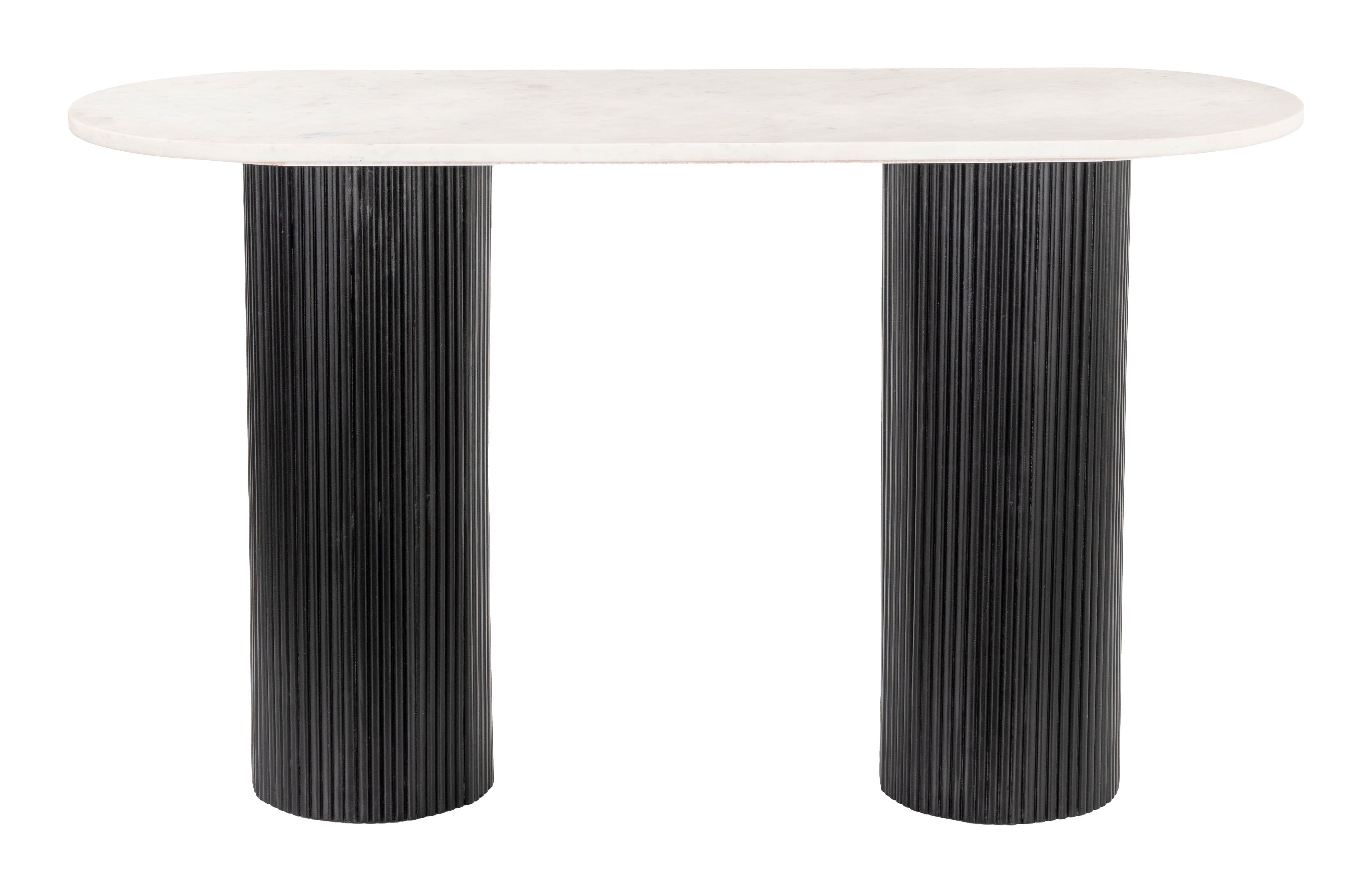 ZUO - Izola Console Table in White/Black