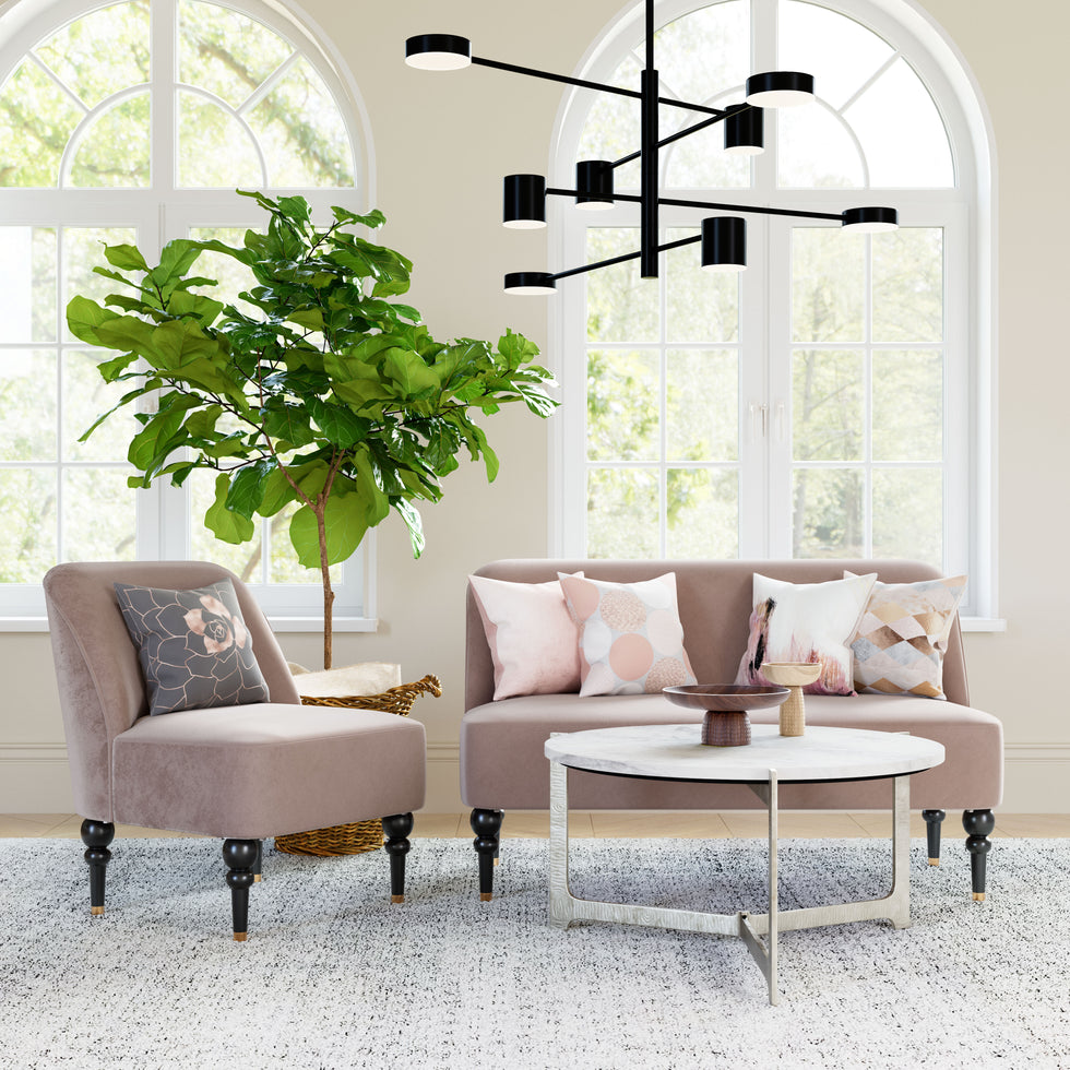 ZUO - Barmas Coffee Table in White/Silver
