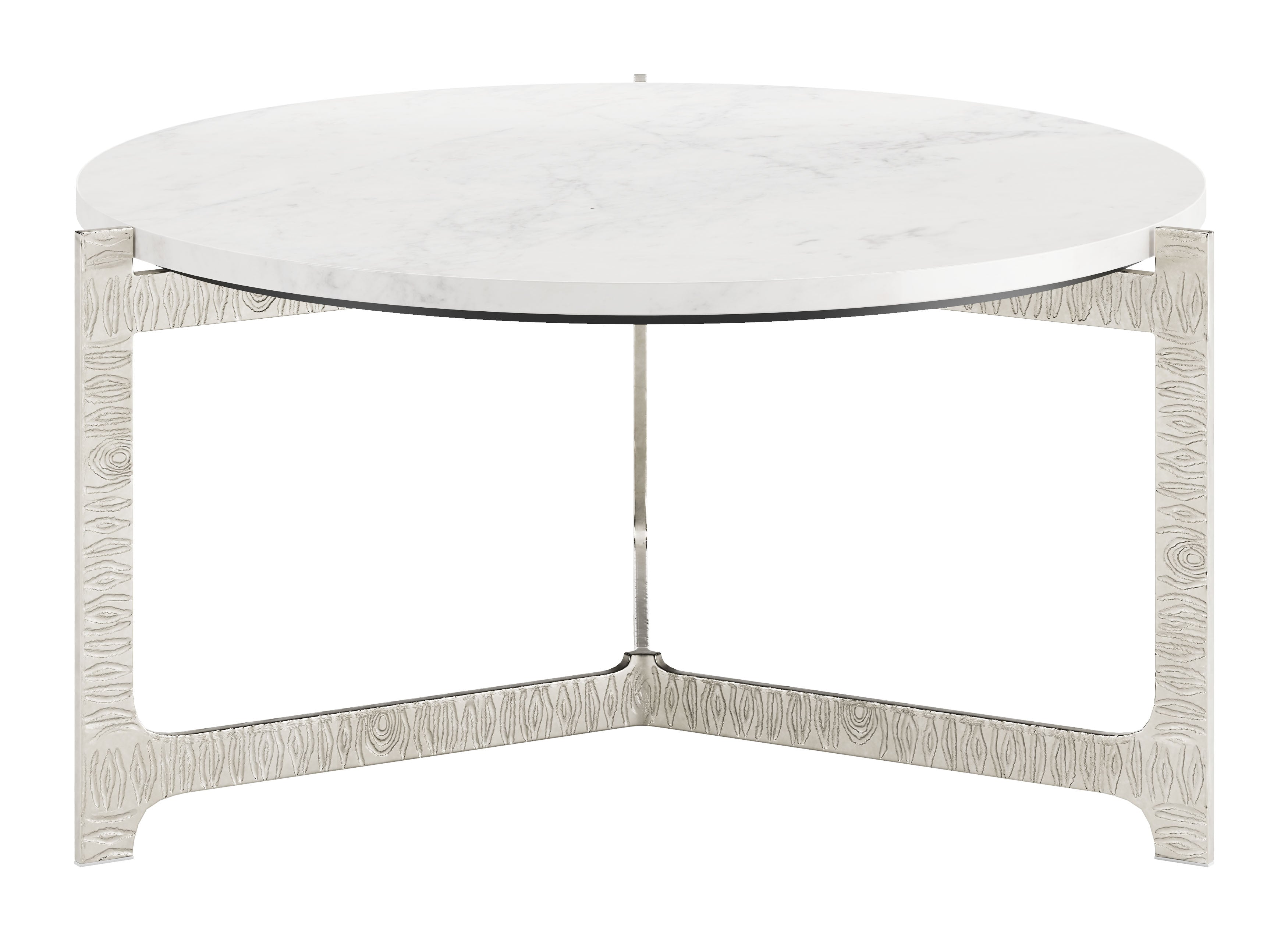 ZUO - Barmas Coffee Table in White/Silver