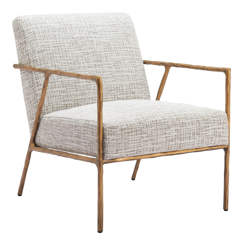 ZUO - Norrebro Accent Chair in Beige Frost