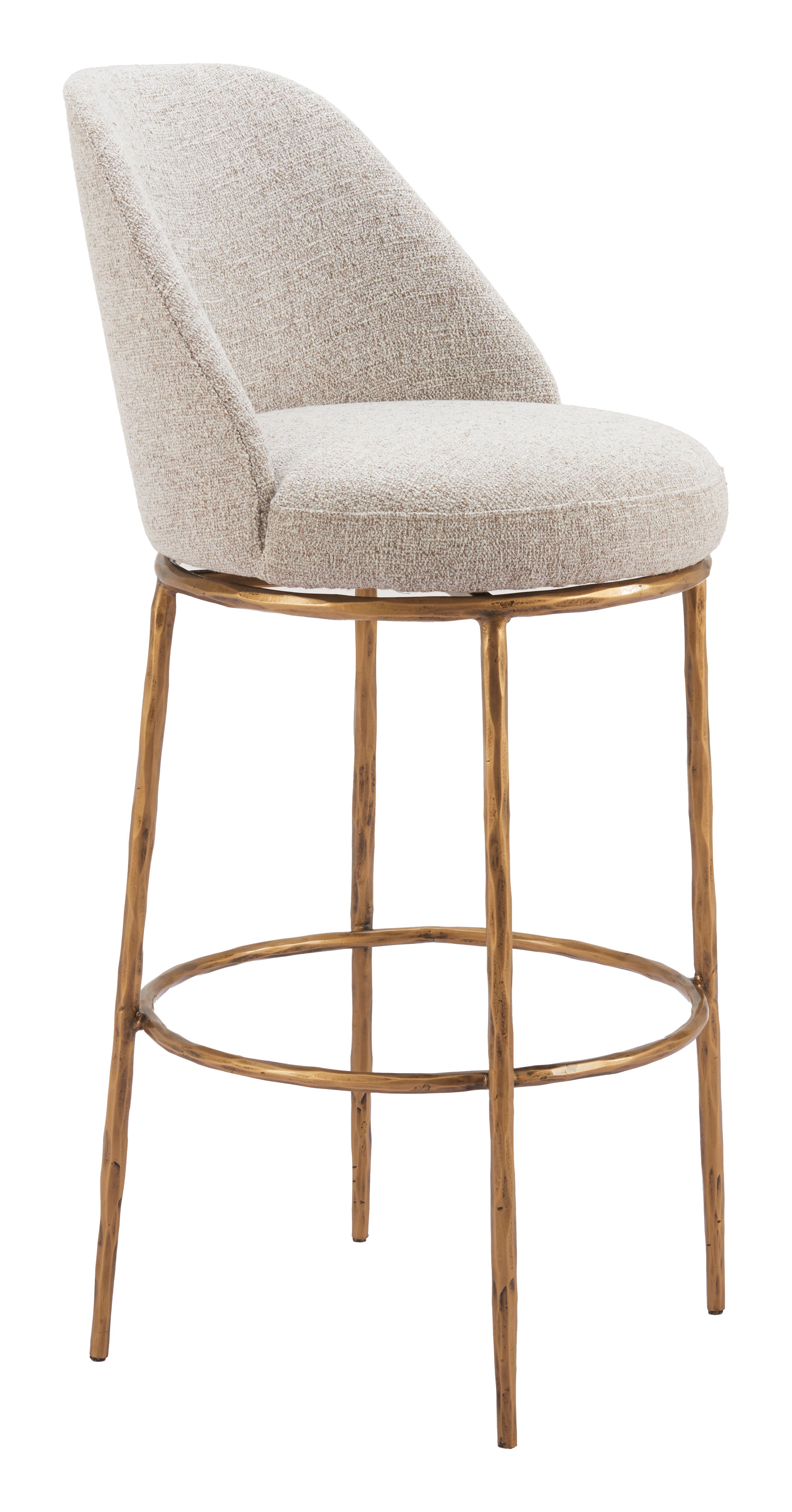 ZUO - Nordhavn Swivel Barstool