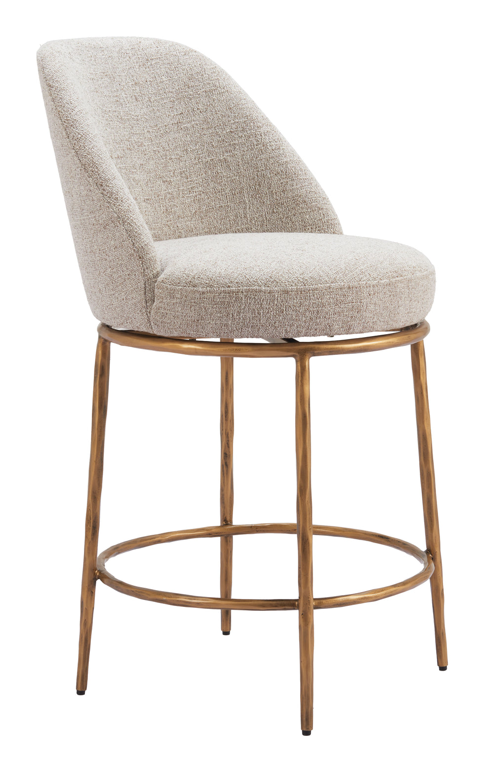 ZUO - Nordhavn Swivel Counter Stool