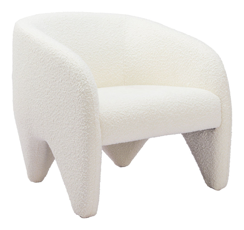 ZUO - Lopta Accent Chair in White
