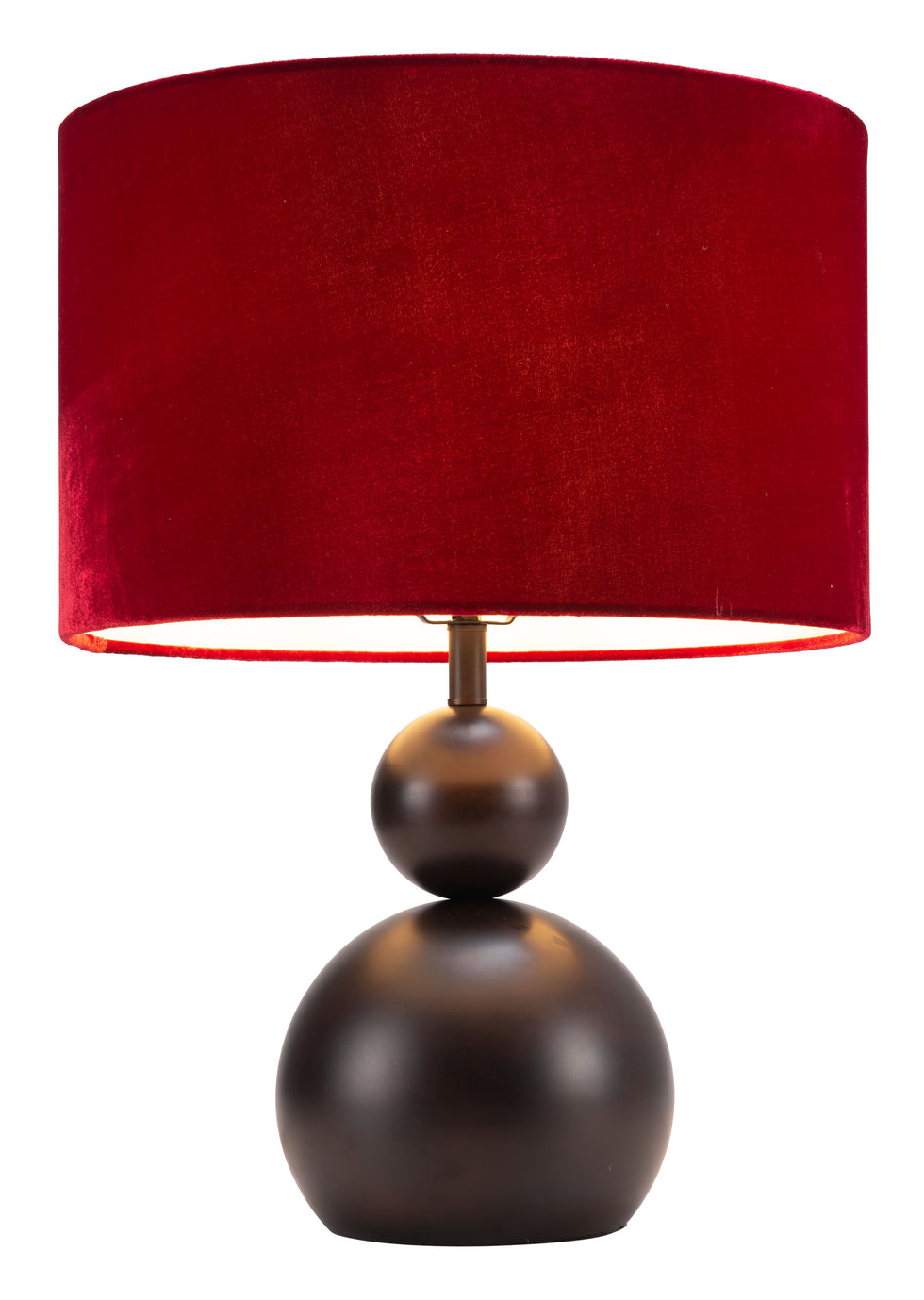 ZUO - Shobu Table Lamp in Red