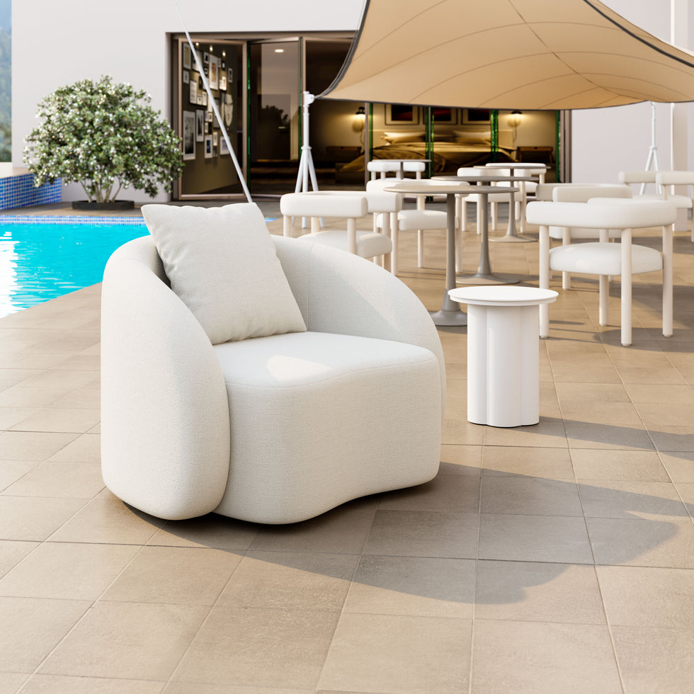 ZUO - Sunny Isles Accent Chair in Beige