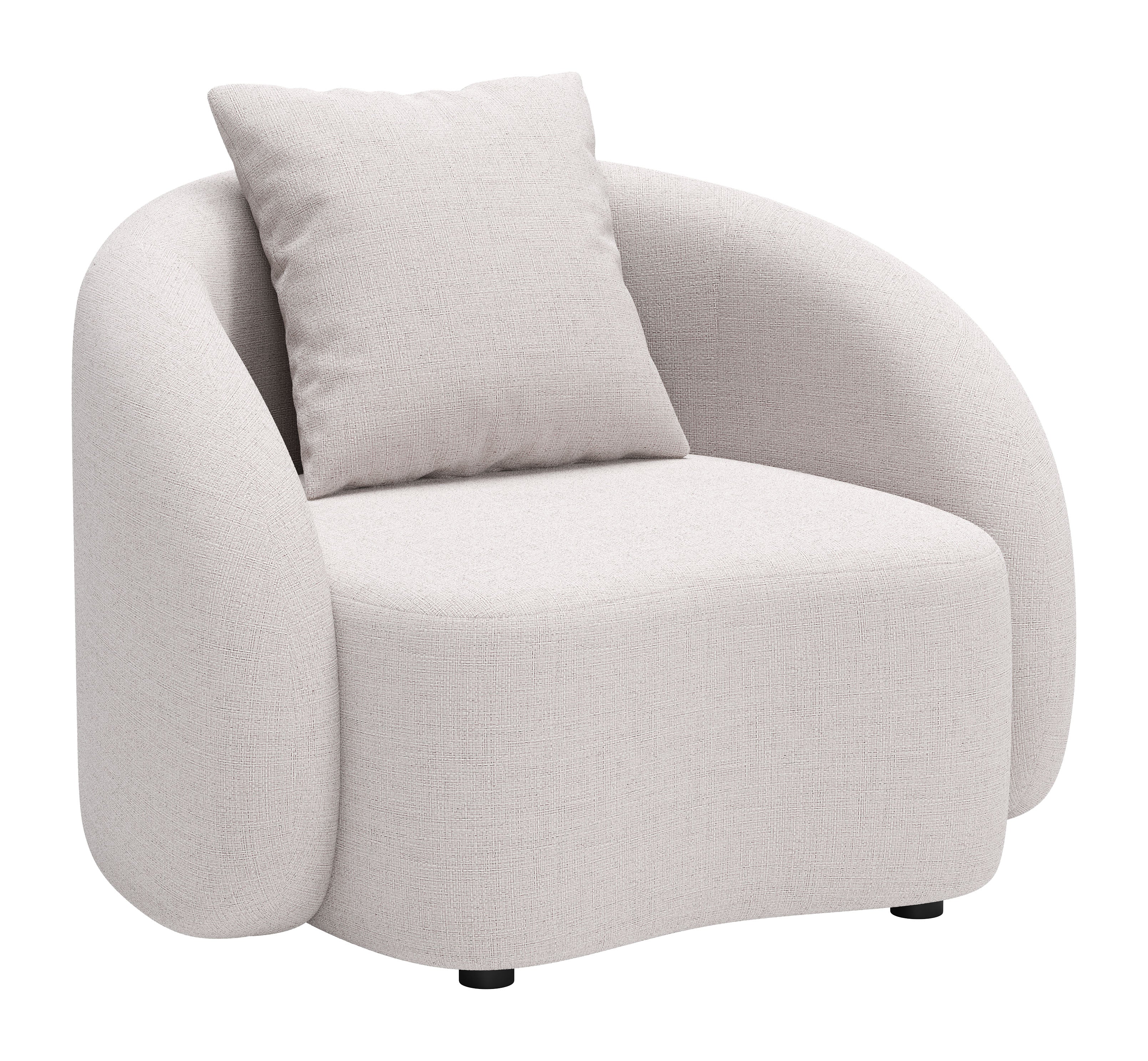 ZUO - Sunny Isles Accent Chair in Beige