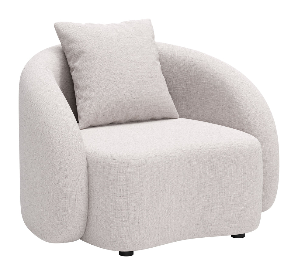 ZUO - Sunny Isles Accent Chair in Beige