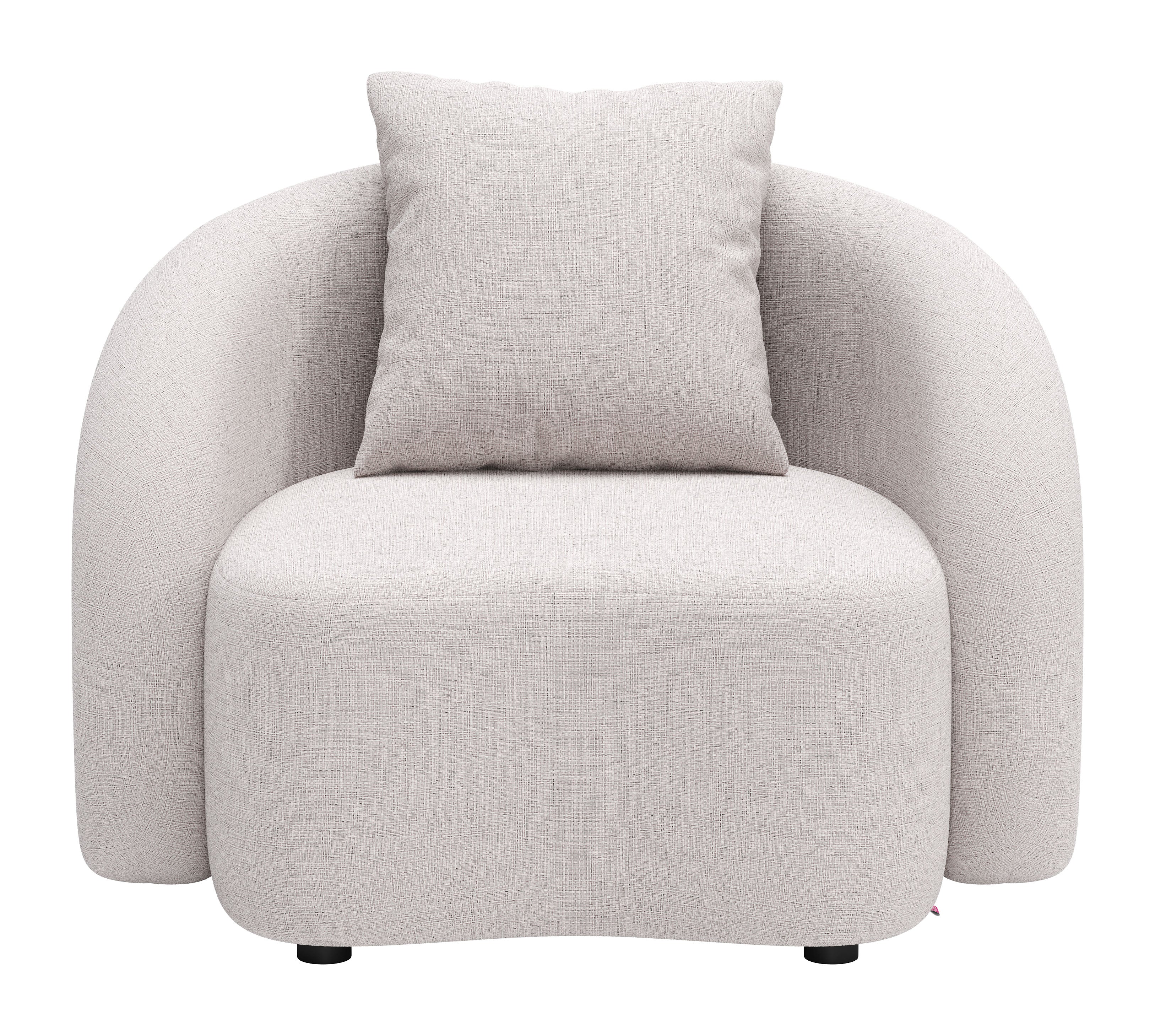 ZUO - Sunny Isles Accent Chair in Beige