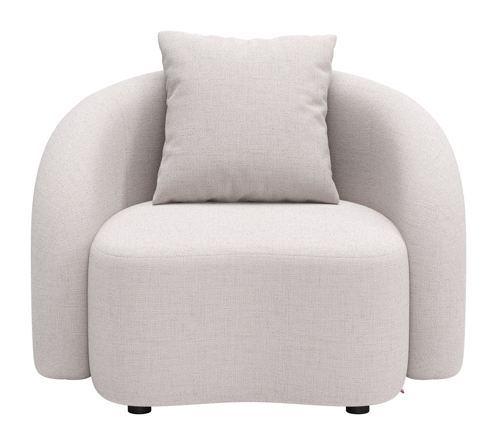 ZUO - Sunny Isles Accent Chair in Beige