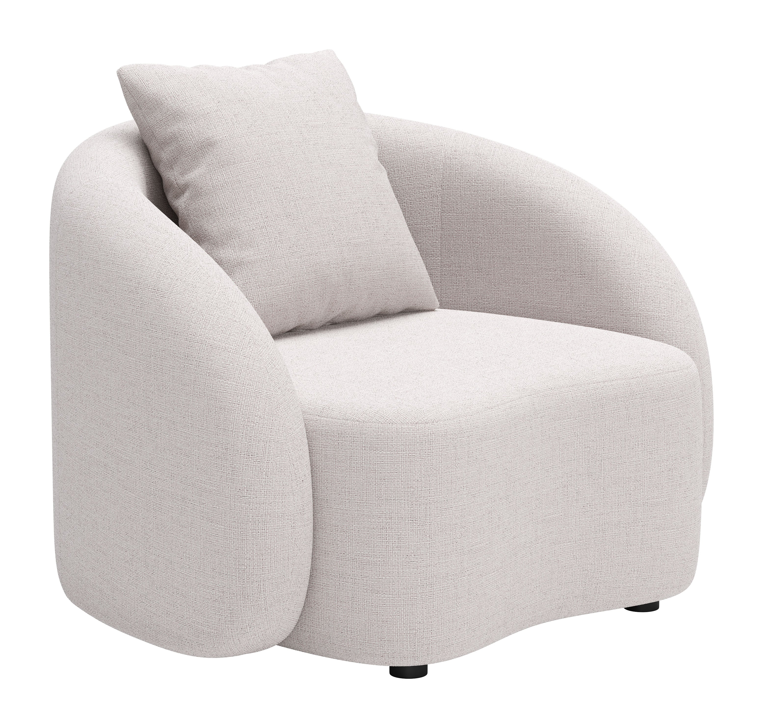 ZUO - Sunny Isles Accent Chair in Beige