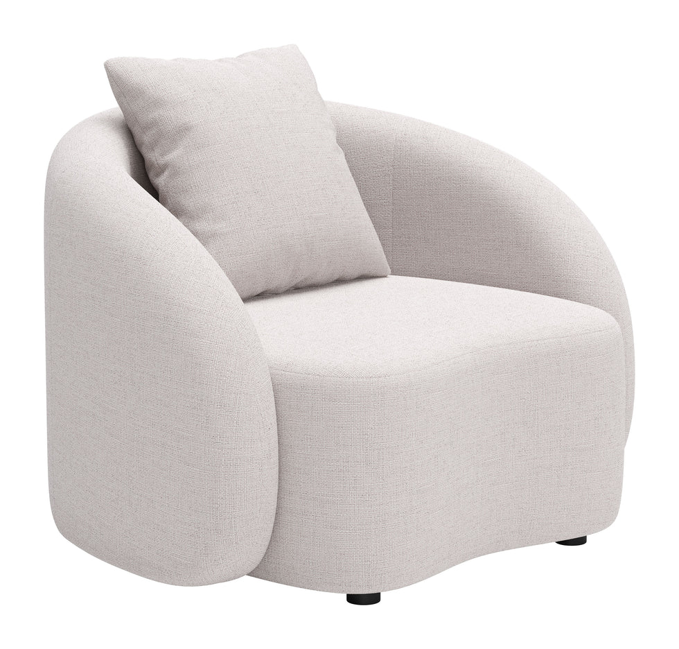 ZUO - Sunny Isles Accent Chair in Beige