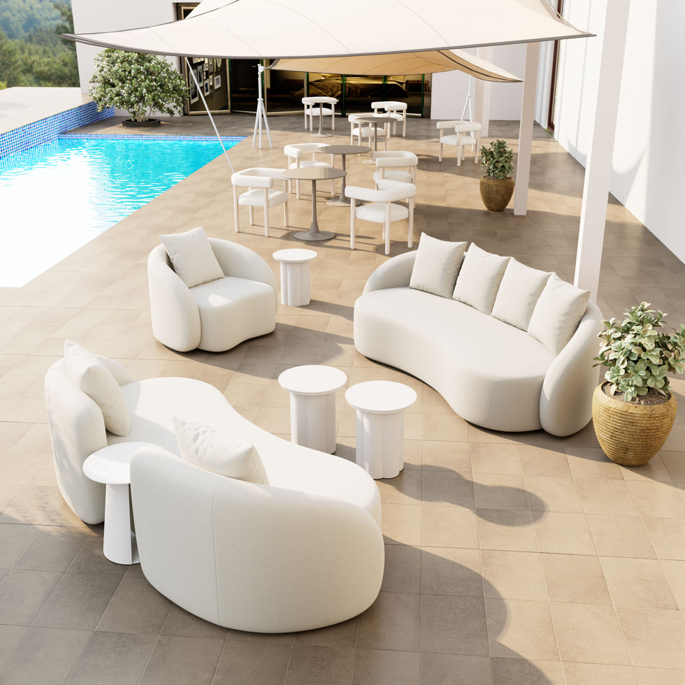 ZUO - Sunny Isles Loveseat in Beige