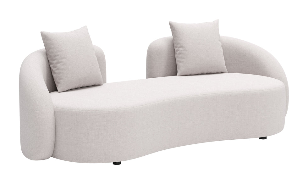 ZUO - Sunny Isles Loveseat in Beige