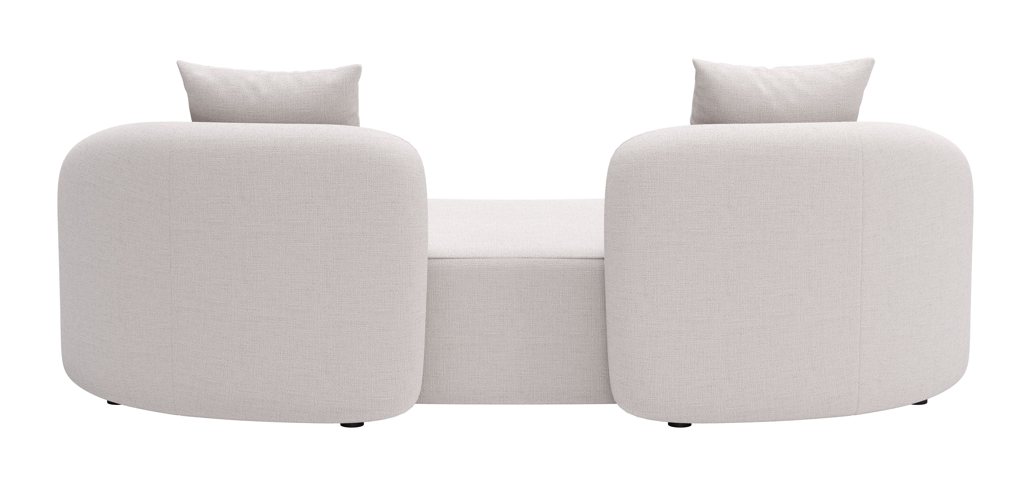 ZUO - Sunny Isles Loveseat in Beige