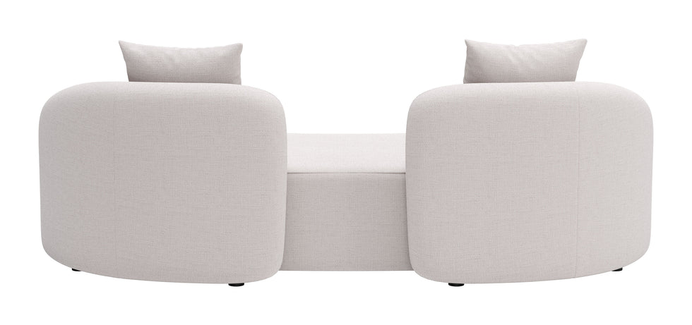 ZUO - Sunny Isles Loveseat in Beige