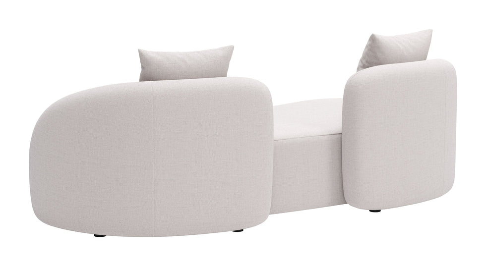 ZUO - Sunny Isles Loveseat in Beige