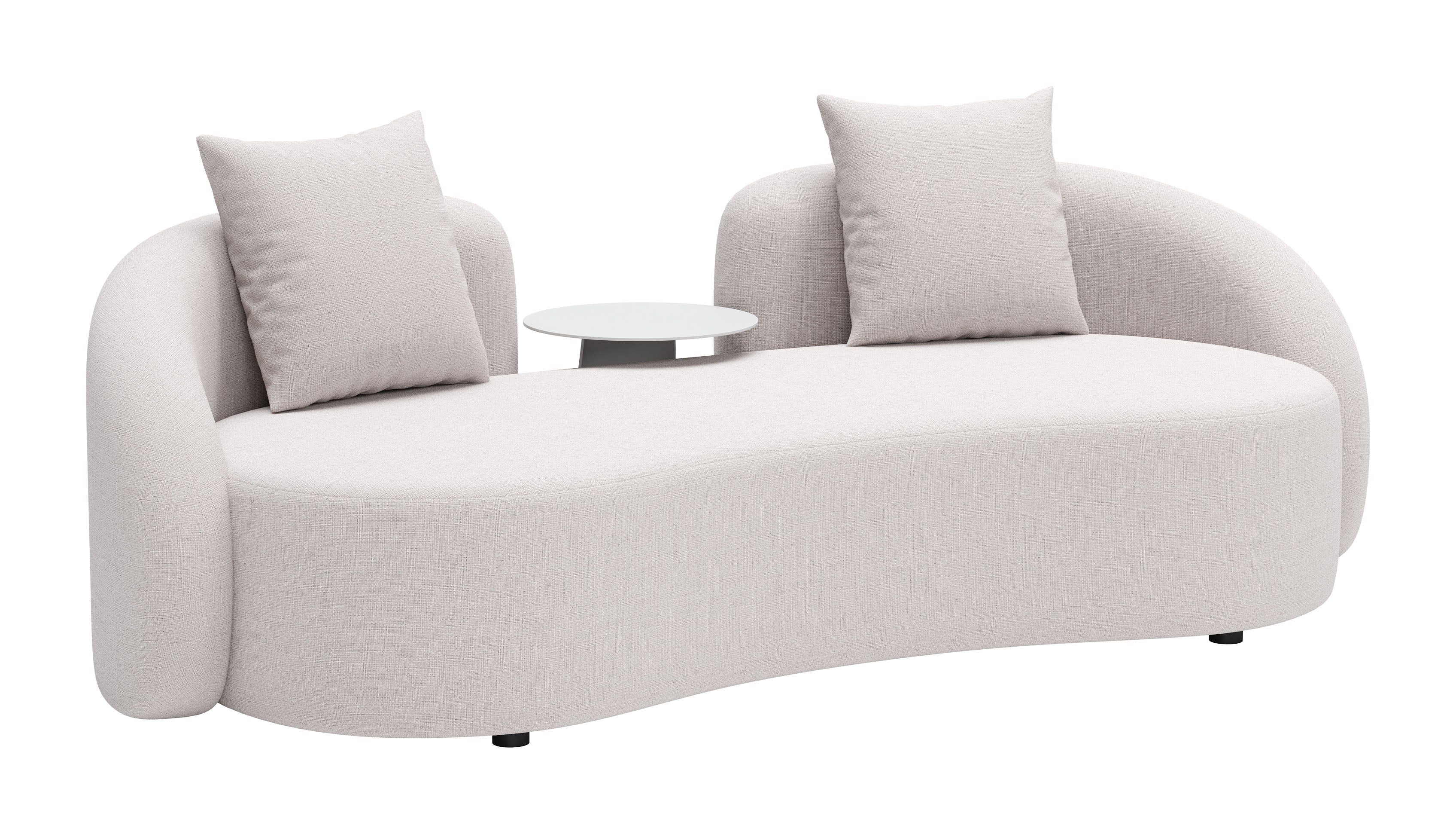 ZUO - Sunny Isles Loveseat in Beige