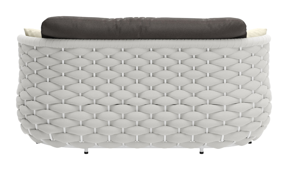 ZUO - Coral Reef Loveseat in Gray