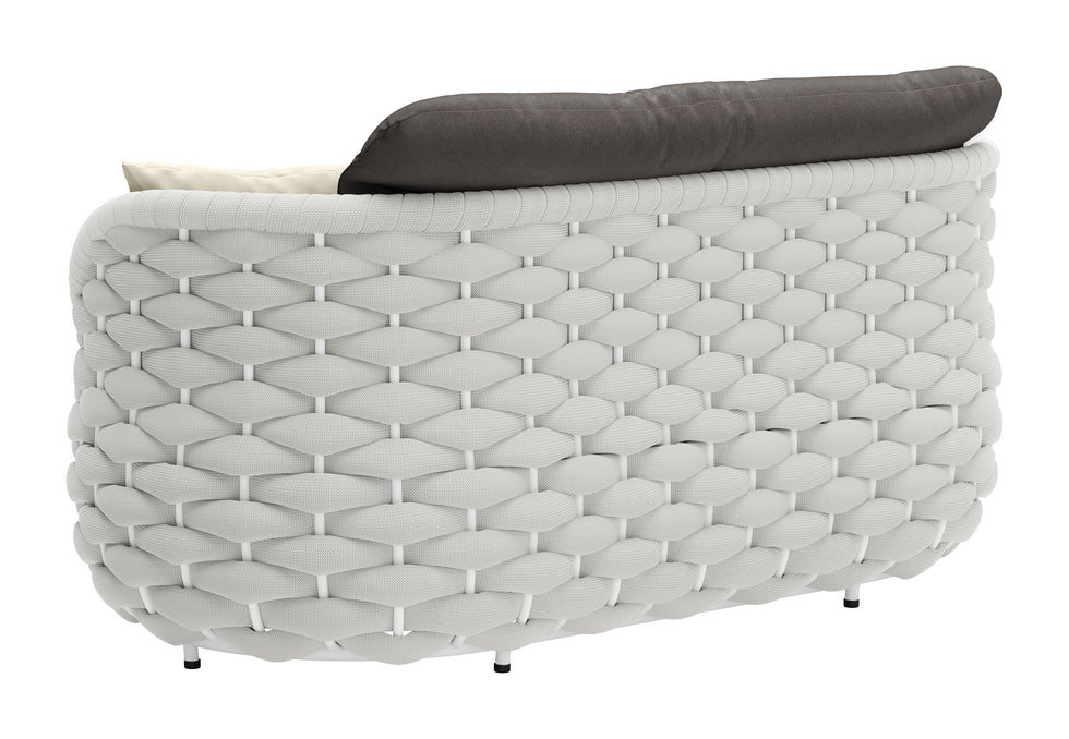 ZUO - Coral Reef Loveseat in Gray