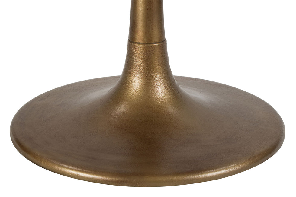 ZUO - Fullerton Dining Table in White/Gold