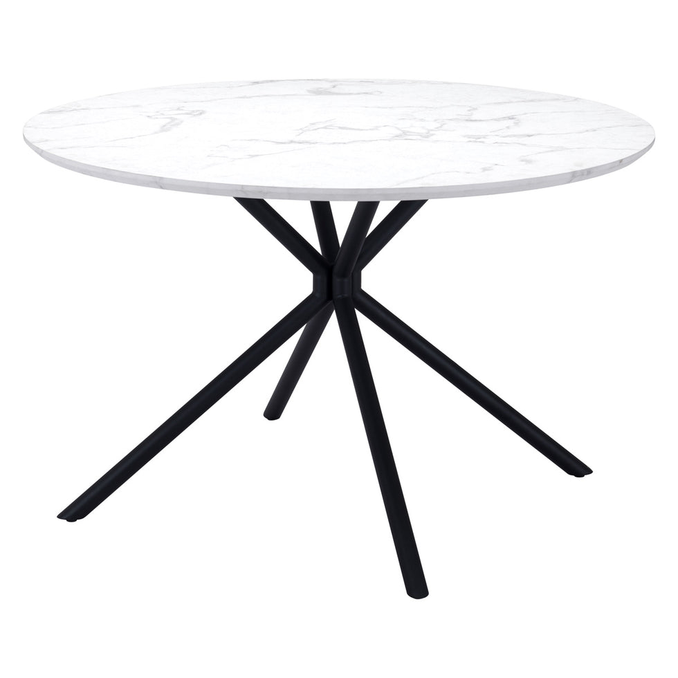 ZUO - Amiens Dining Table in White/Black