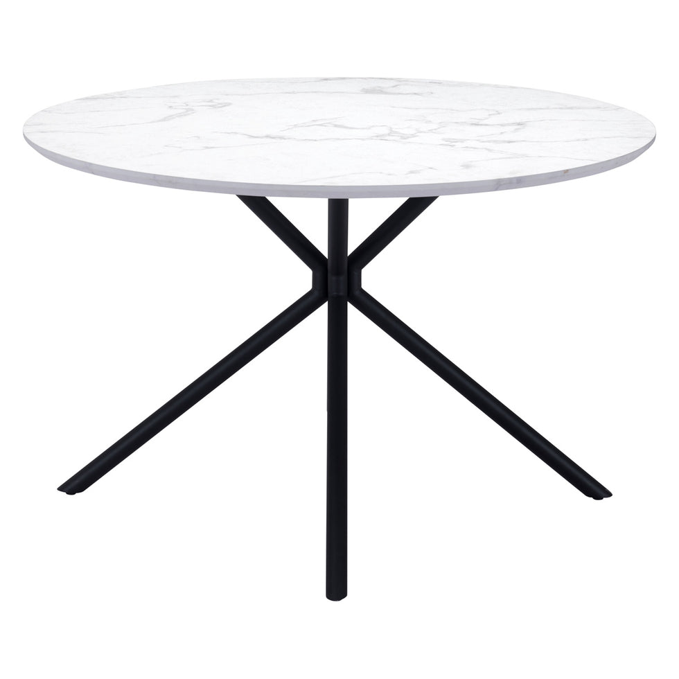 ZUO - Amiens Dining Table in White/Black