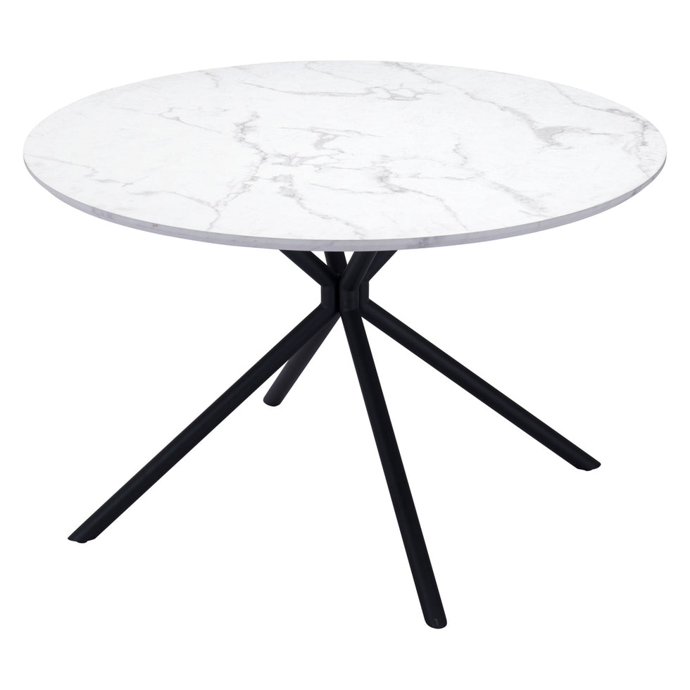 ZUO - Amiens Dining Table in White/Black
