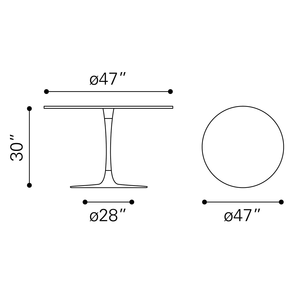 ZUO - Taj Dining Table in Black/Gold