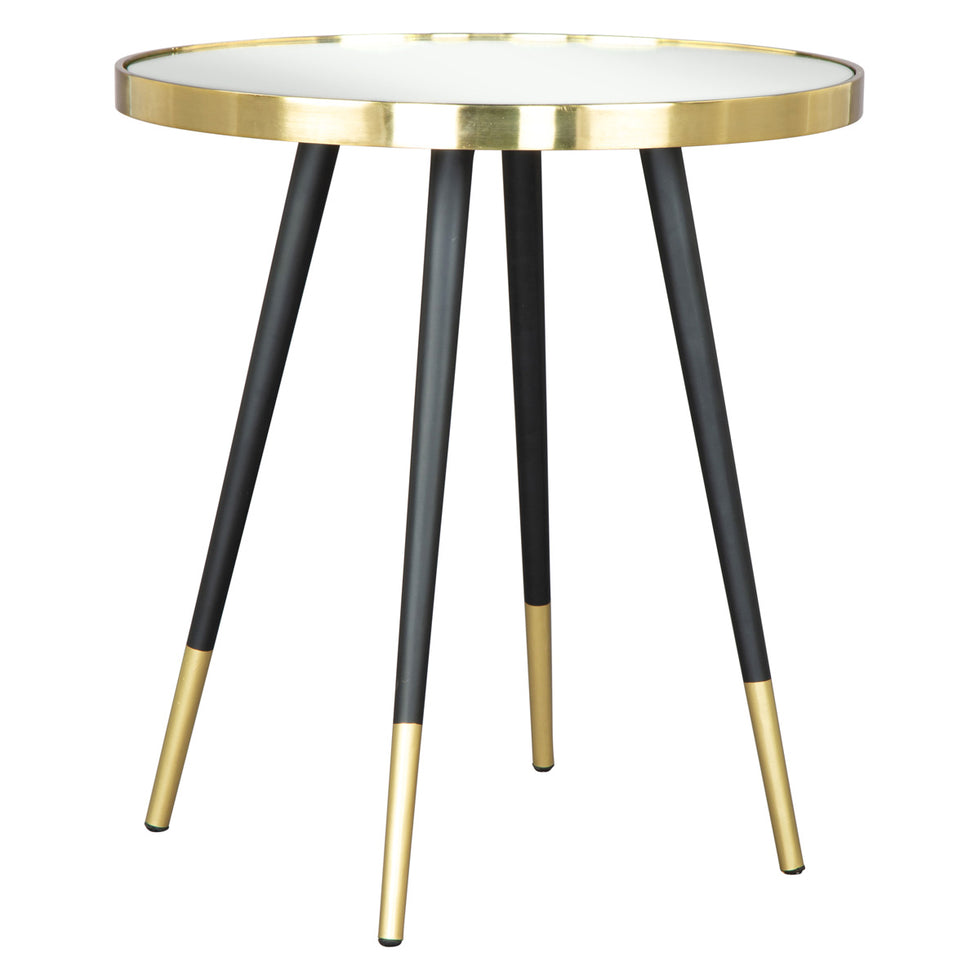 ZUO - Particle Side Table in Black/Gold/Black