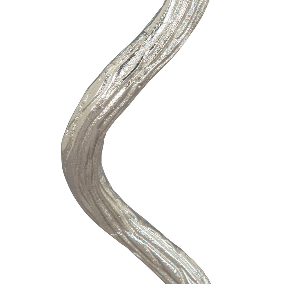 ZUO - Joel Side Table in White/Silver
