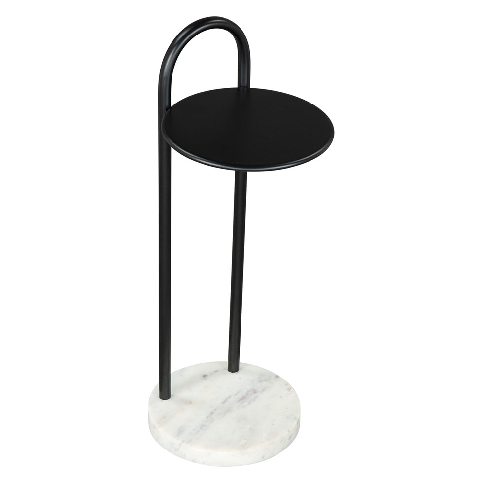 ZUO - Christian Side Table in Black/White