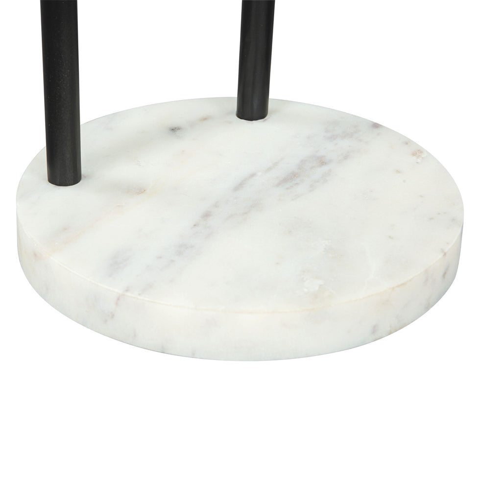 ZUO - Christian Side Table in Black/White