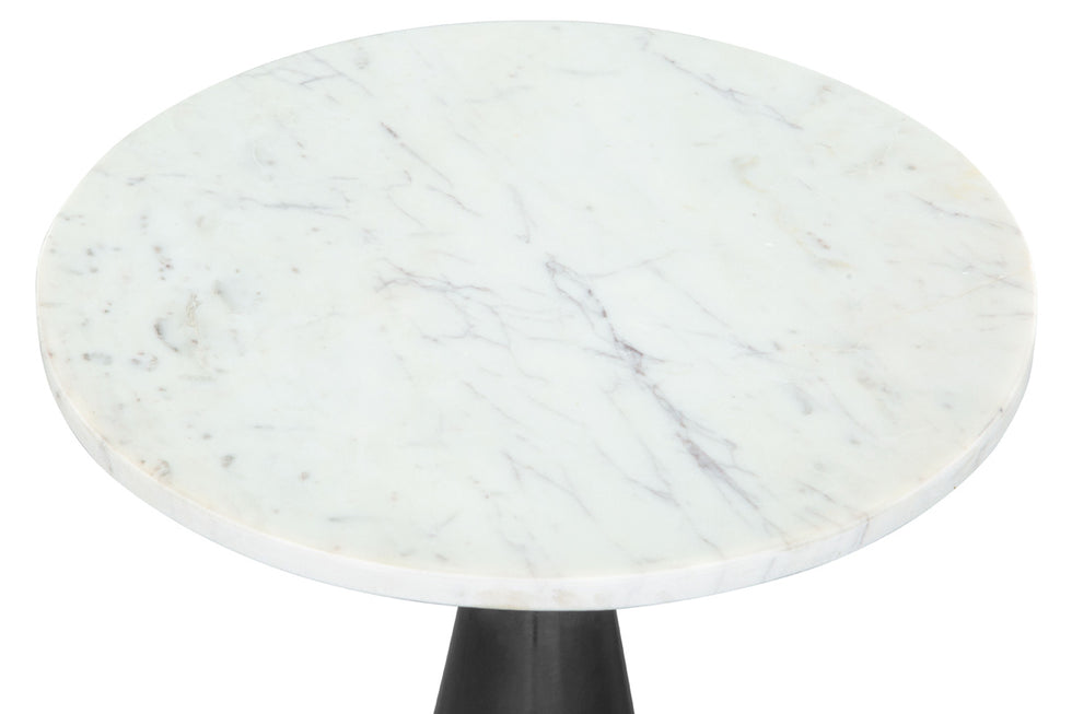 ZUO - Tim Side Table in White/Black