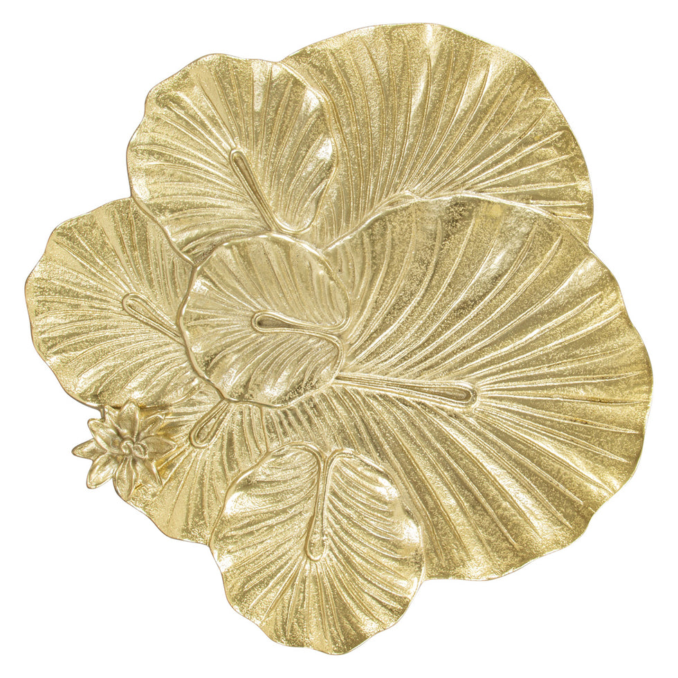 ZUO - Lotus Side Table in Gold