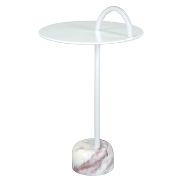 ZUO - Will Side Table in White, 25"H
