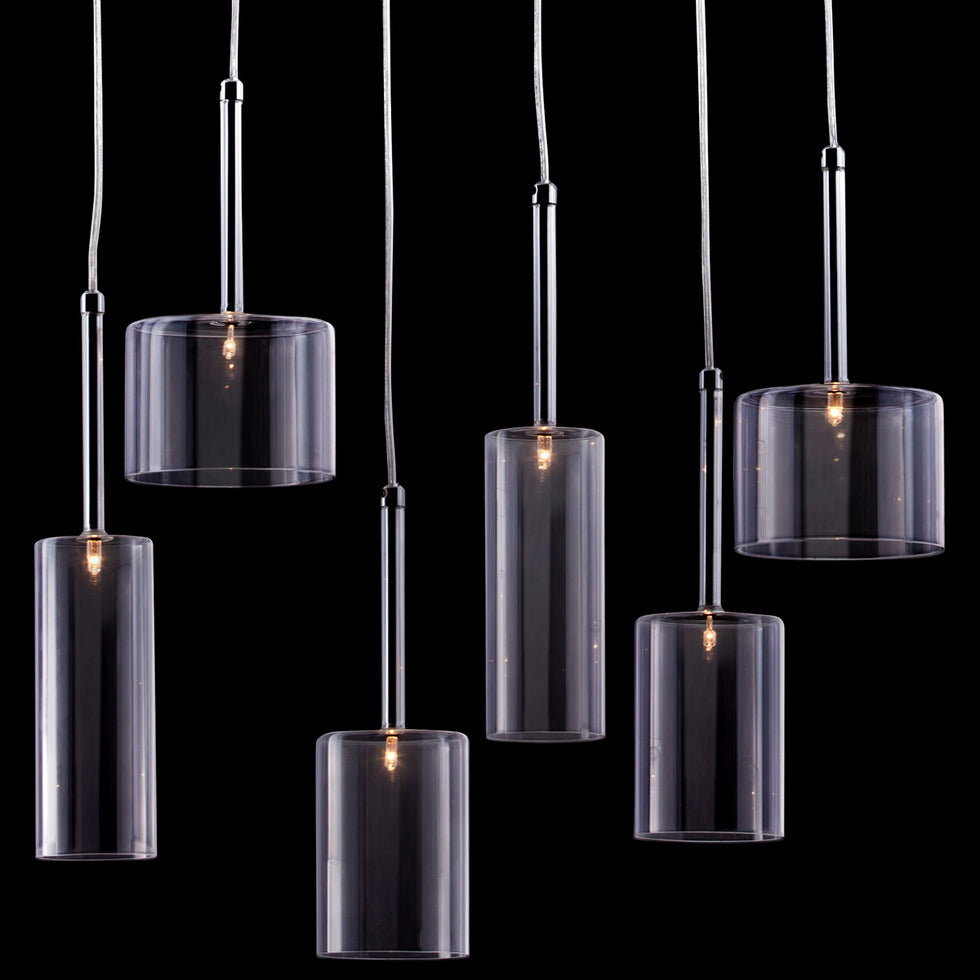 ZUO - Hale Ceiling Lamp in Clear