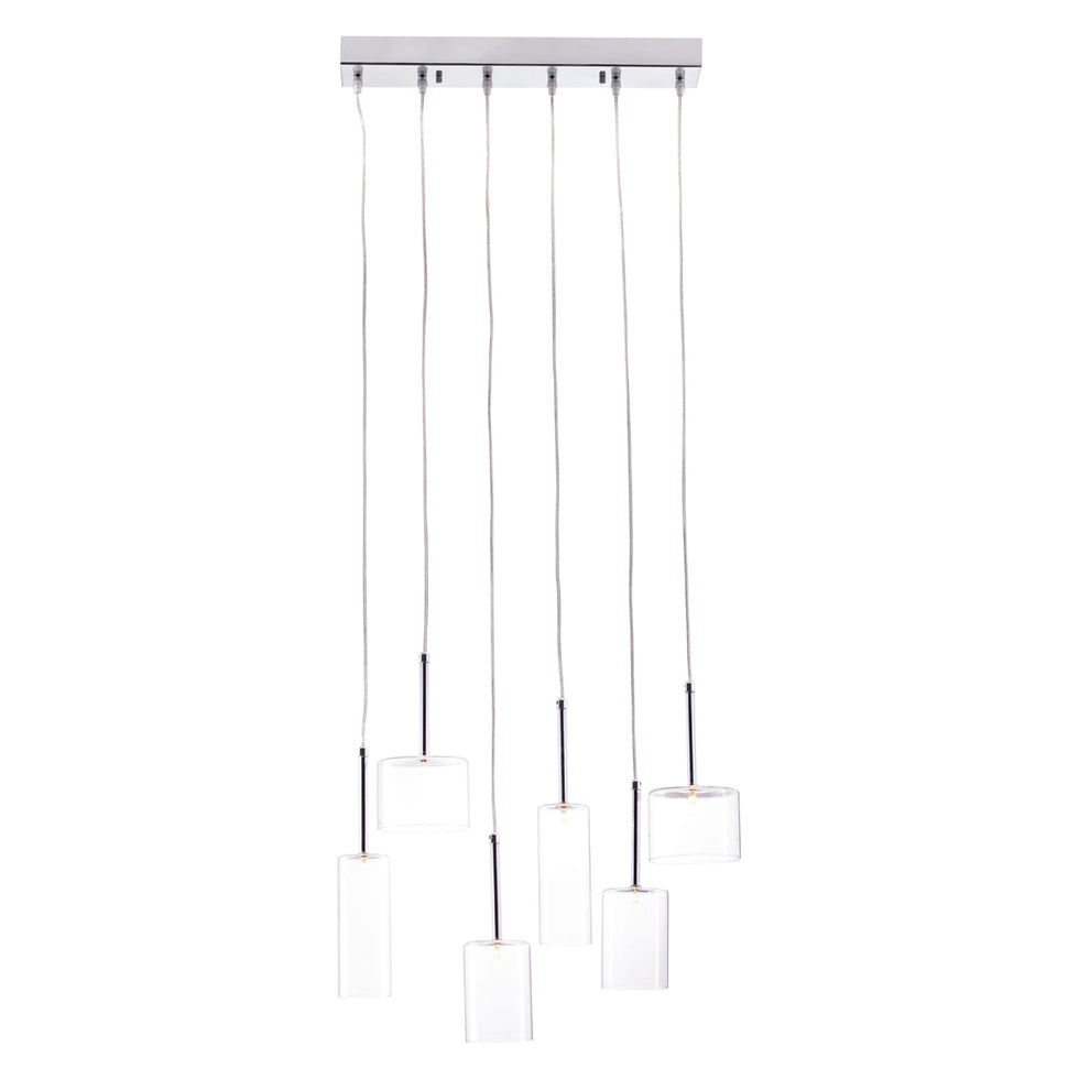 ZUO - Hale Ceiling Lamp in Clear