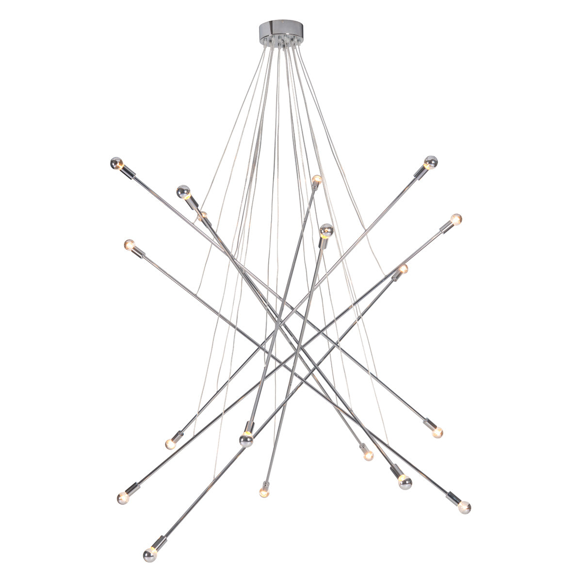 ZUO - Belief Ceiling Lamp in Chrome