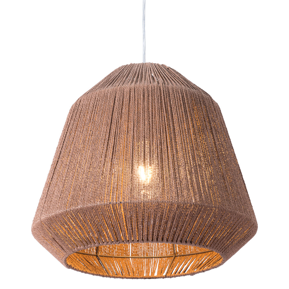 ZUO - Impala Ceiling Lamp in Brown