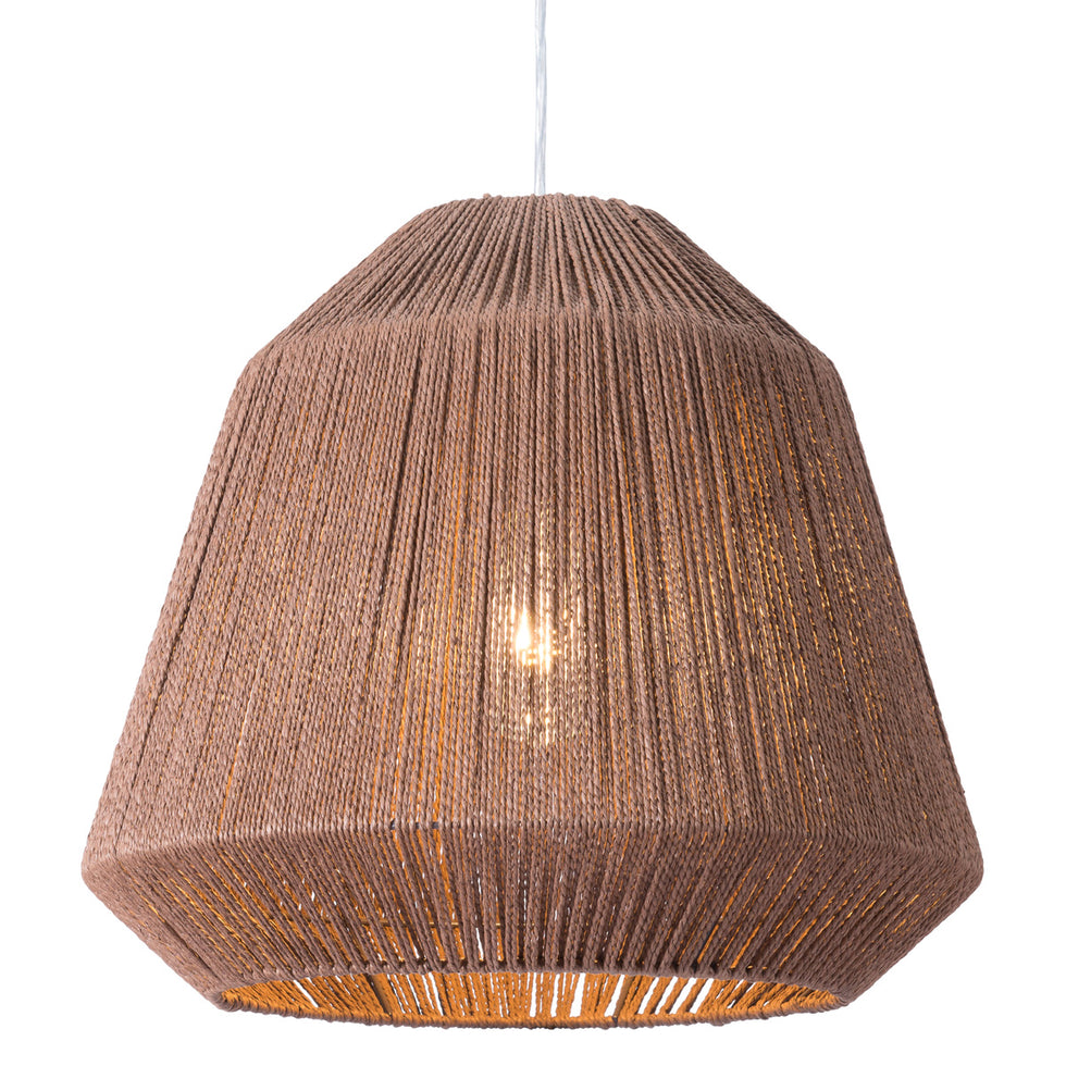 ZUO - Impala Ceiling Lamp in Brown