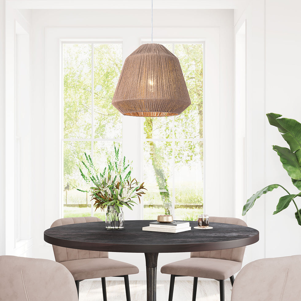ZUO - Impala Ceiling Lamp in Brown