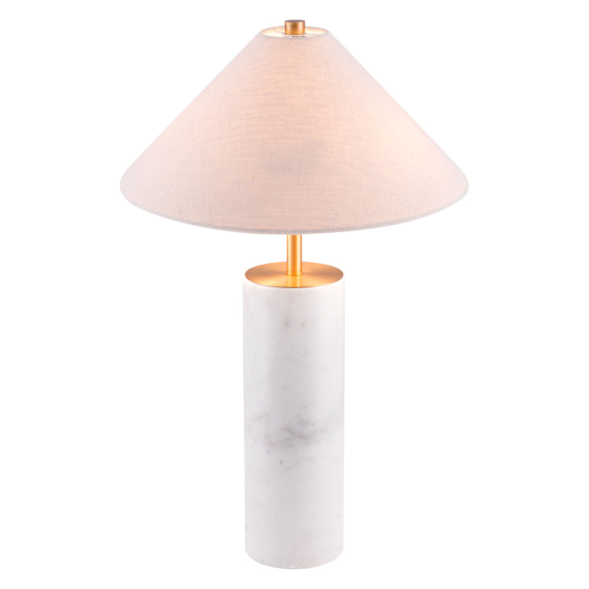 ZUO - Ciara Table Lamp in Beige/White