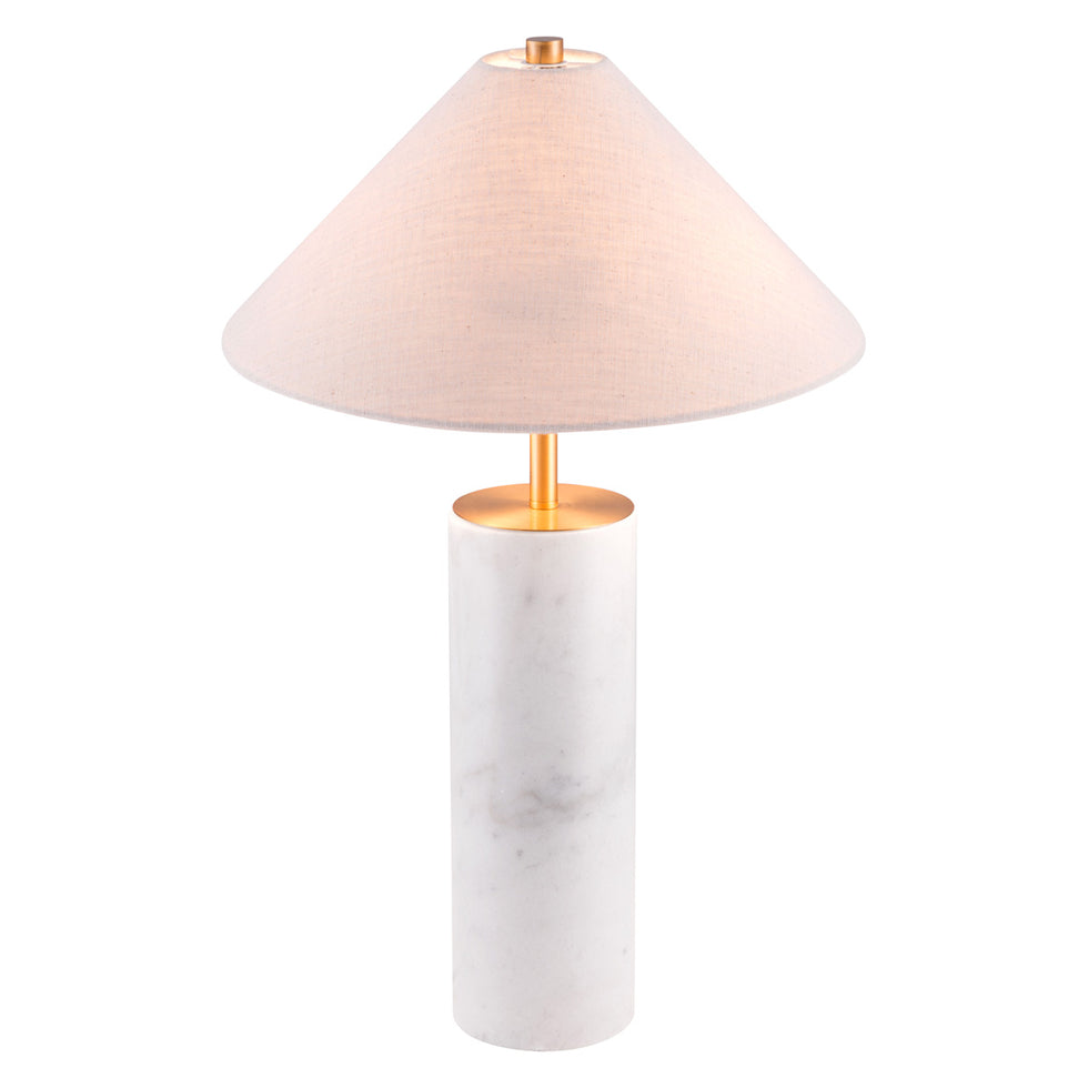 ZUO - Ciara Table Lamp in Beige/White