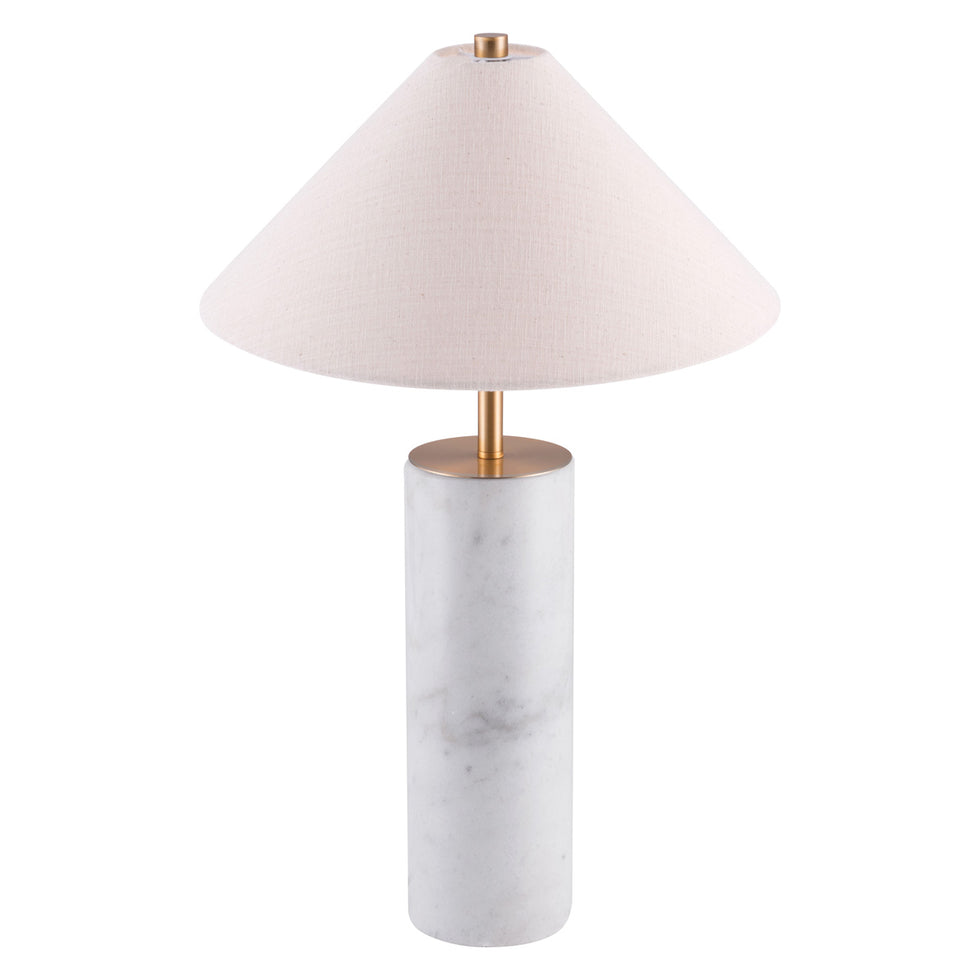 ZUO - Ciara Table Lamp in Beige/White