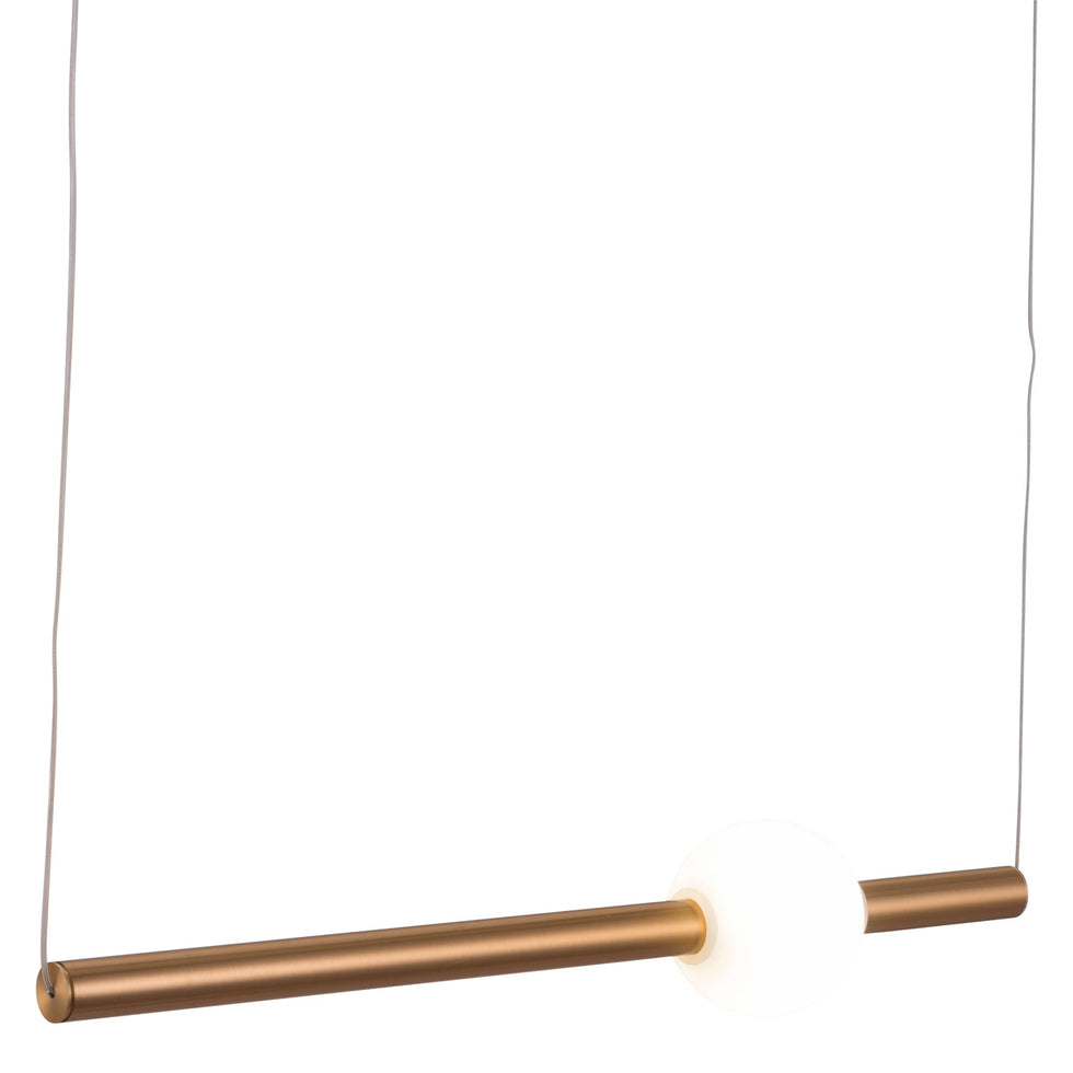 ZUO - Adeo Ceiling Lamp in Brass